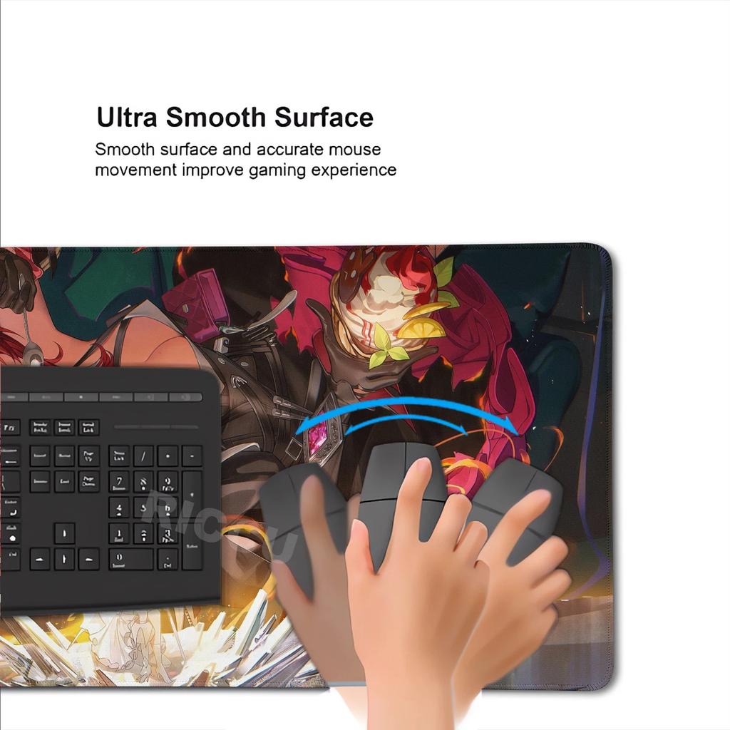 HD-Druck Arknights Endfield Mauspads Anime-Mädchen Mauspads Groß Gamer XXL Laptop-Teppich Gaming-PC-Zubehör Verlängerte Schreibtischmatte