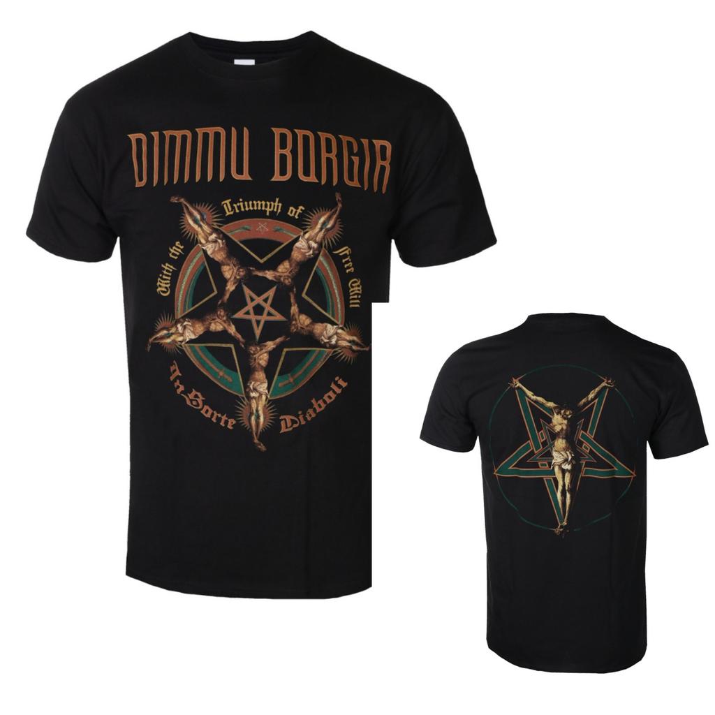 Tricou Bumbac Grafic Dimmu Borgir Unisex Vară Mânecă Scurtă Brand de Modă Tricou Casual de Lux Tricouri Vintage