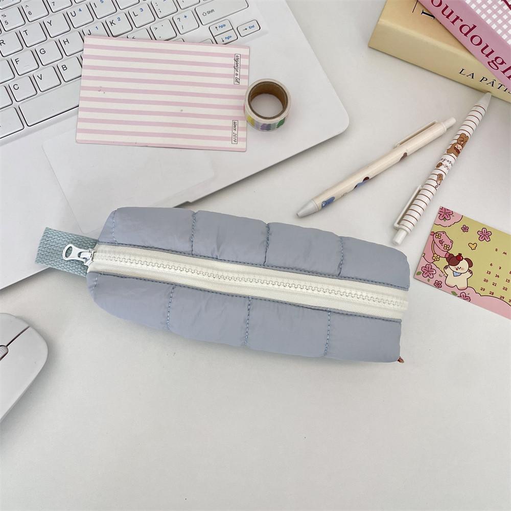 Soft Polyester Wallet Coin Bag With Zipper For Students And School Supplies