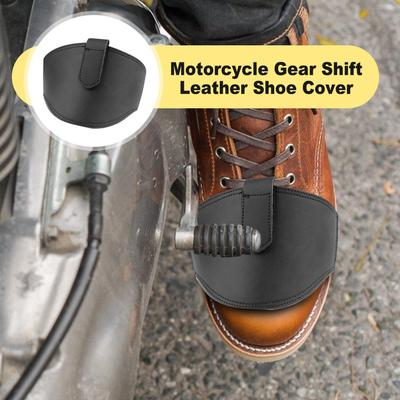 Motorcycle Boot Protector Anti-Slip Sneakers Guard Pad Motorcycle Gear Shift Pad For Long Distance Highway Road Trip Commuting