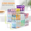 Acrylic Desktop Organizer Tea Bag Storage Box Coffee Bar Accessories Holder Multi-functional Stationery Makeup Storage for Home