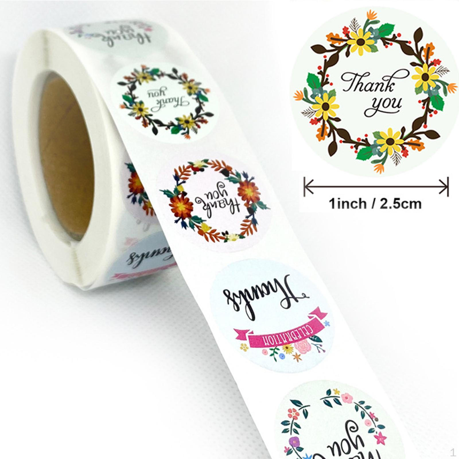 

Thank You ers, Decorative Sealing 500PCS , Easy to Remove, Leaving Not Residue the Style4