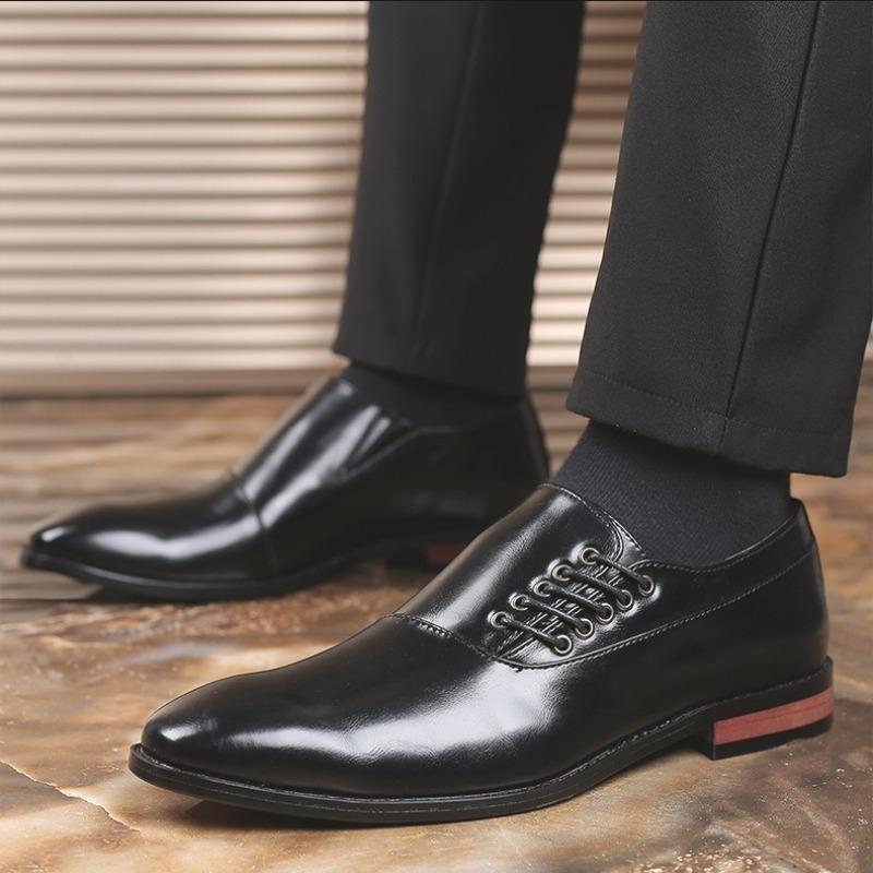 Men Dress Shoes Luxury British Leather Shoe Fashion Business Casual Shoes for Men Party Wedding Shoe Loafers BigSize48 Man Shoes