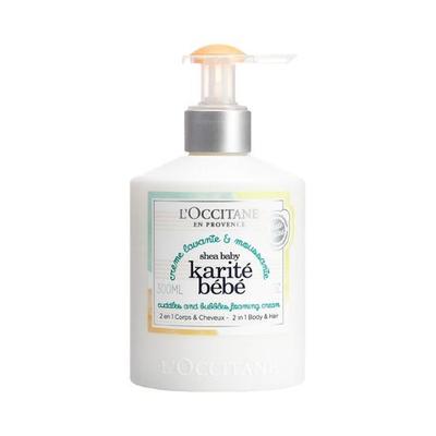 L'OCCITANE Sheer Baby Cuddle & Bubble Foaming Cream 300ml