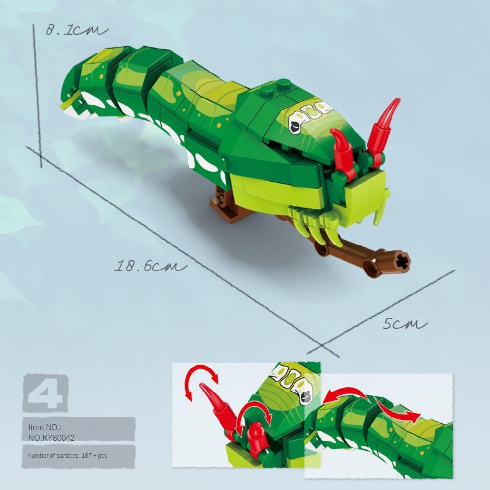 Insect ocean small particle model blocks, puzzle assembly blocks, block toys, children's gifts, birthday gifts, animal shaped blocks