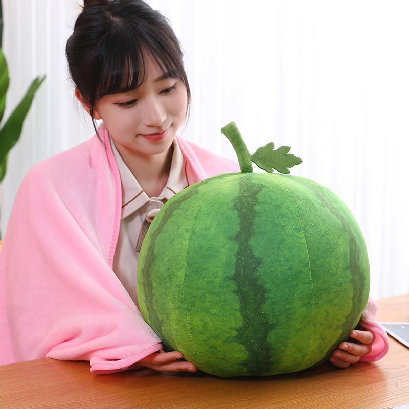 Urocza Symulowana Poduszka do Rzucania Arbuzem Pluszowa Zabawka Duża Lalka Arbuzowa Dziewczęca Zawieszka do Torby Brelok Lalka Szmaciana