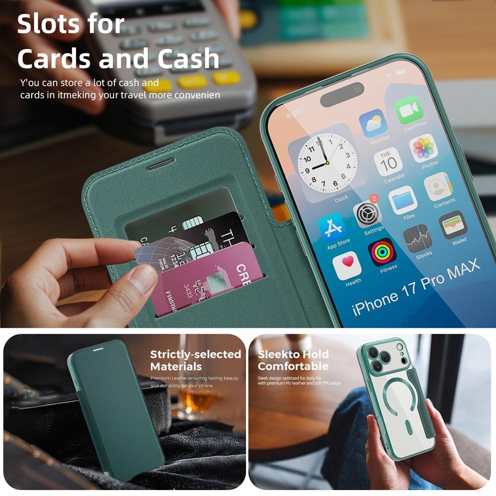 Wireless Charging Flip Case for Google Pixel 9A 8A 7A 9Pro XL 10Pro 9 10 Magnetic Wallet Case Cards Slot Leather Case Anti Fall