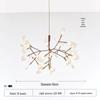 Nordic Minimalist Firefly Branch Chandelier for Restaurant, Hotel, and Villa