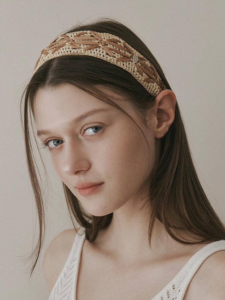 Meleuhen Rattan Weaving Hair Band_4Color