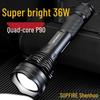 SupFire Zoomable Rechargeable High-Power Flashlight