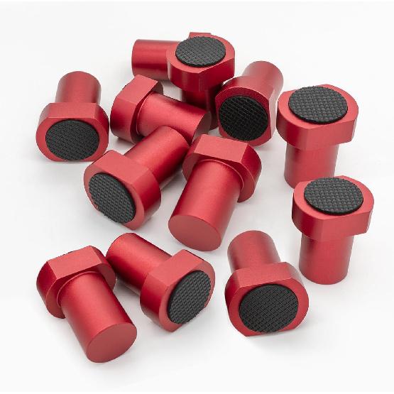 12-Pack 20mm/0.787'' Bench Dogs,Non-Slip Bench Dog Clamp Aluminum Alloy Table Stops for MFT Workbenches, Fits 0.787" Dog Holes - Professional