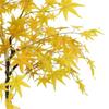 PVC Maple Tree Artificial Tree With Planter 3.9ft/4.9ft/5.9ft Faux Leaves Branches Maple Tree For Fall Party Home Decoration