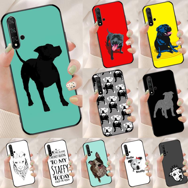 Staffy Staffordshire Bull Terrier For Huawei Nova 10 9 SE 5T 12s 12i 11i Y91 Y90 Y60 Y70 Y72 Y61 P20 P40 P30 Lite P60 Pro Case