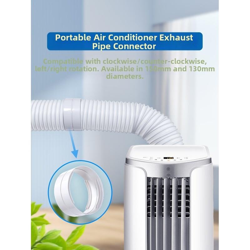 Portable Air Conditioner Exhaust Hose Extension Connector 130mm 150mm Flexible Duct Adapter For Window Venting