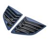 Rear window trims Fits for Honda CR-V CRV  2024 Gloss Black window blind 2pc