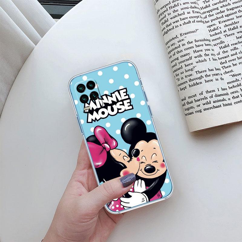 Mickey Minnie Mouse Transparent Phone Case for Motorola Moto G10 G20 G30 G31 G32 G34 G35 G41 G42 G50 G51 G52 G55 G60 G60S