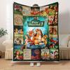 1pcs Flannel Fox and the Hound 2 Movie Poster Bedding Throw Blanket Sofa Cover Gift Adult Home Decoration Warm Soft Comfortable Light Multi-