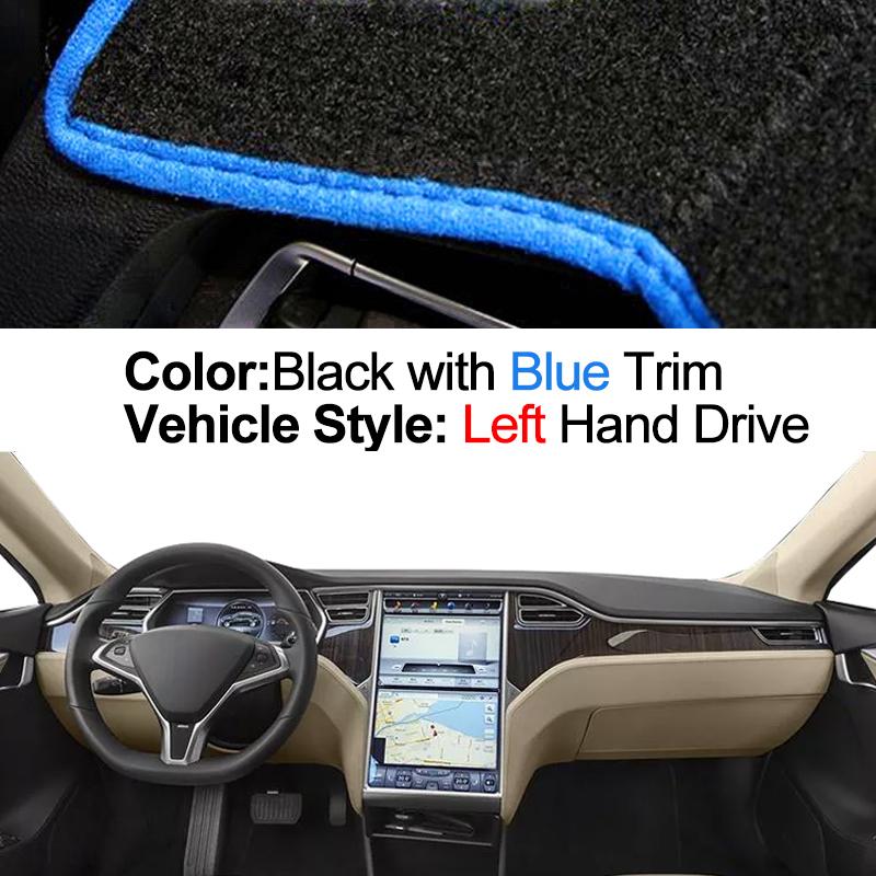 Car Dashboard Cover Dash Mat Carpet Cape For For Tesla S 2012 -2020 2019 2018 2017 2016 2015 Anti-sun Sun Shade Car Styling Auto