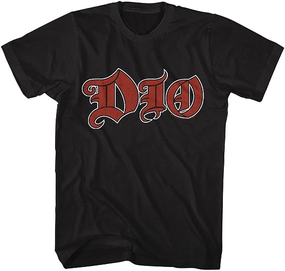 DIO Rock Band Heavy Metal Rock Band American Retro Digital Direct Injection European and American Vintage Short Sleeve T-Shirt 4XL