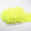 10Meters Fluffy Turkey Feathers Trim Fringe Ribbon Marabou Feather On Tape Fringes Sewing Trimmings DIY Clothes Dress Decoration