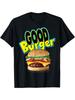 T-shirt Graphique Fast Food Bon Burger Homme Coton Doux Col Rond Décontracté Quotidien Streetwear