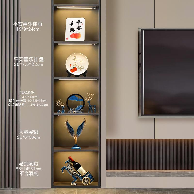 Light Luxury Home Decor Items, High-End TV Cabinet for Living Room, Creative Decorative Pieces for Home and Office