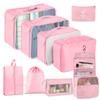 Seven-Piece Travel Storage Set: Wash Bag, Clothes, Underwear Organizer & Folding Sub-Pack