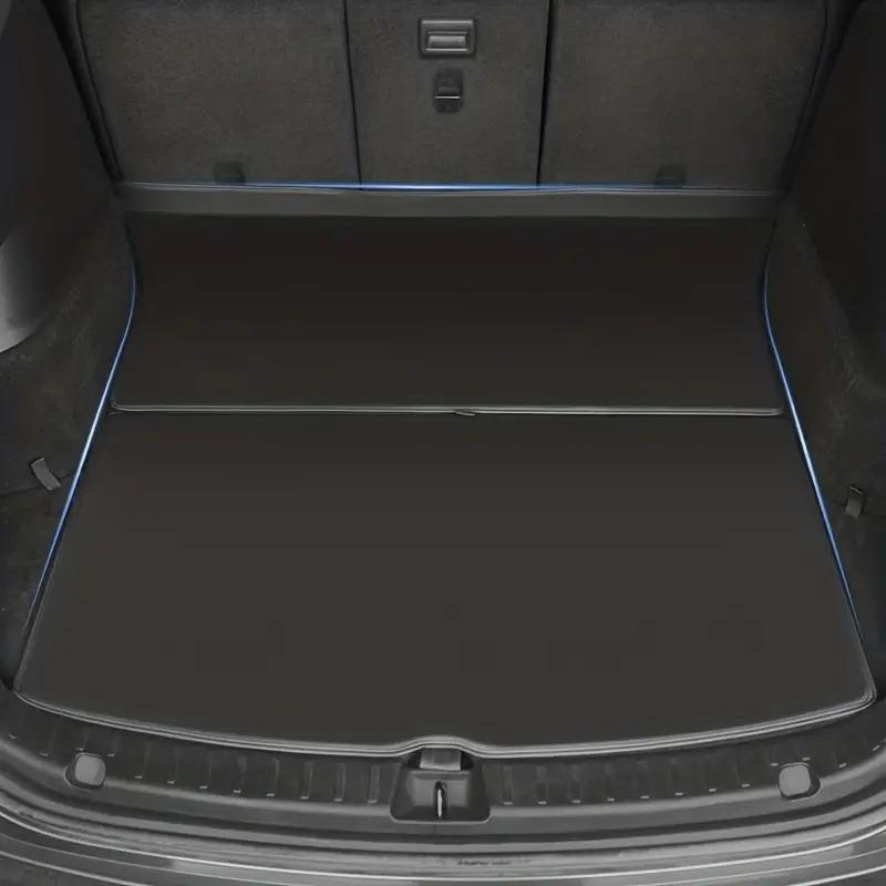 For Tesla Model Y Model 3 2017-2025 Leather Trunk Mats Rear Seat Back Protector Pad Backrest All Weather Liner Pet Anti-kick Pad