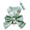 Rabbit JK Dresses and Leash Sets Mesh Plaid Pet Vest Harness Cat Bunny Chest Strap Set Small Animals Clothes Rabbits Accessories