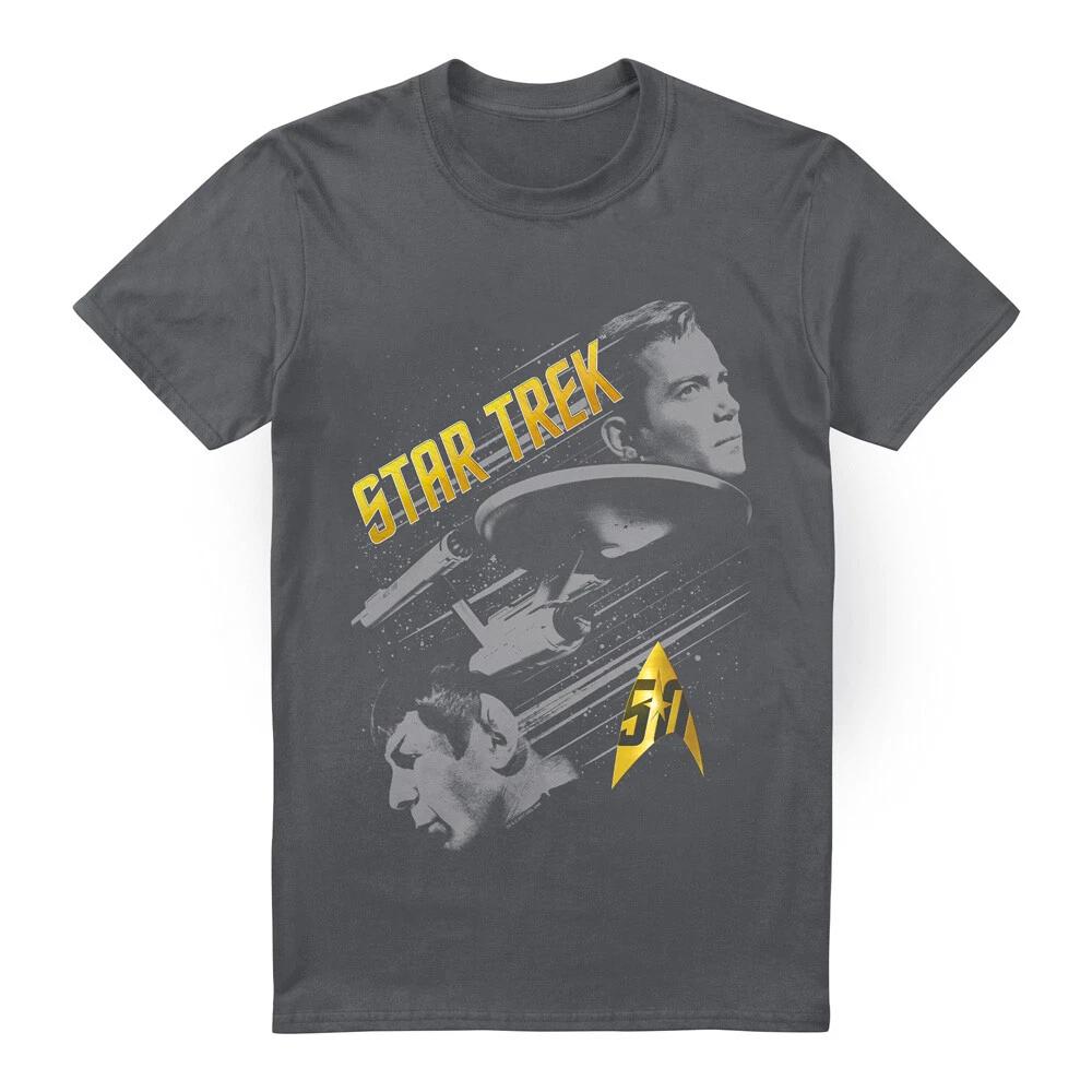 

Star Trek 50 Year Frontier T-Shirt S-2XL, Charcoal 4XL
