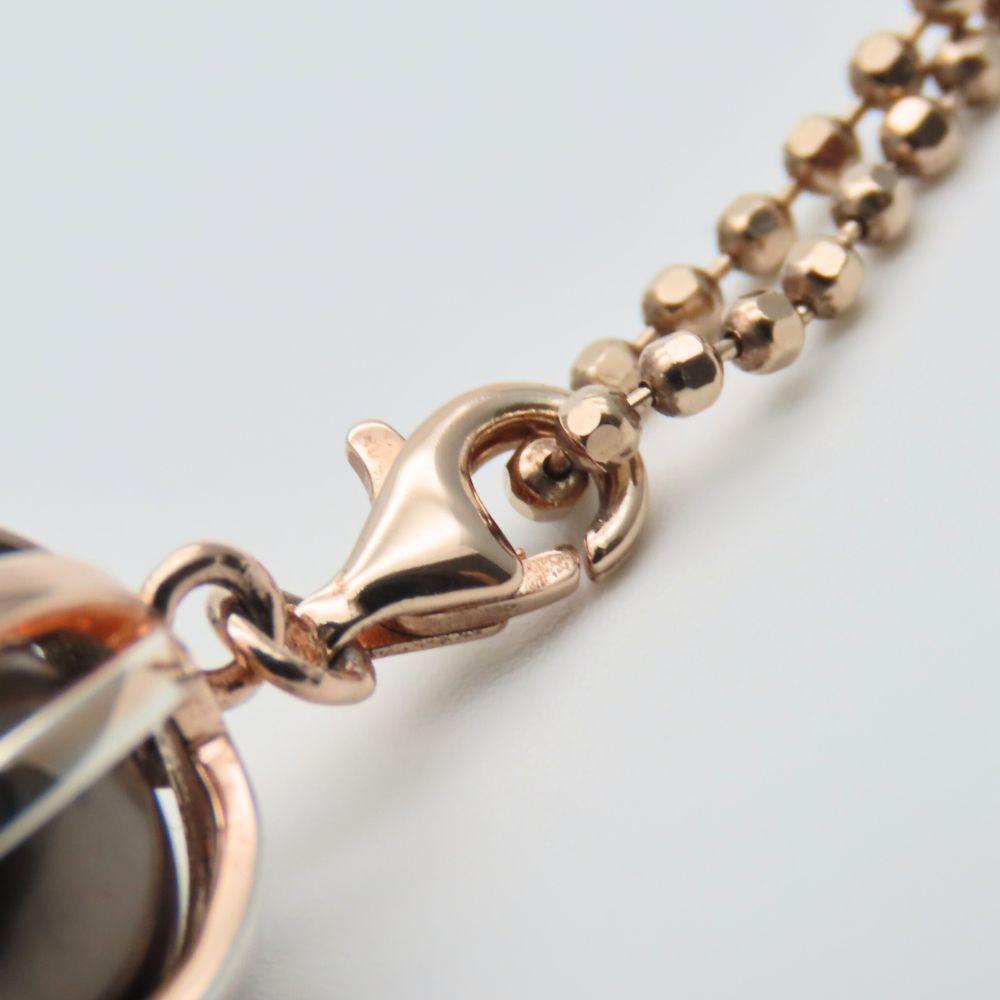 Used Folli Follie Necklace Silver925 10.2g pink Pendant