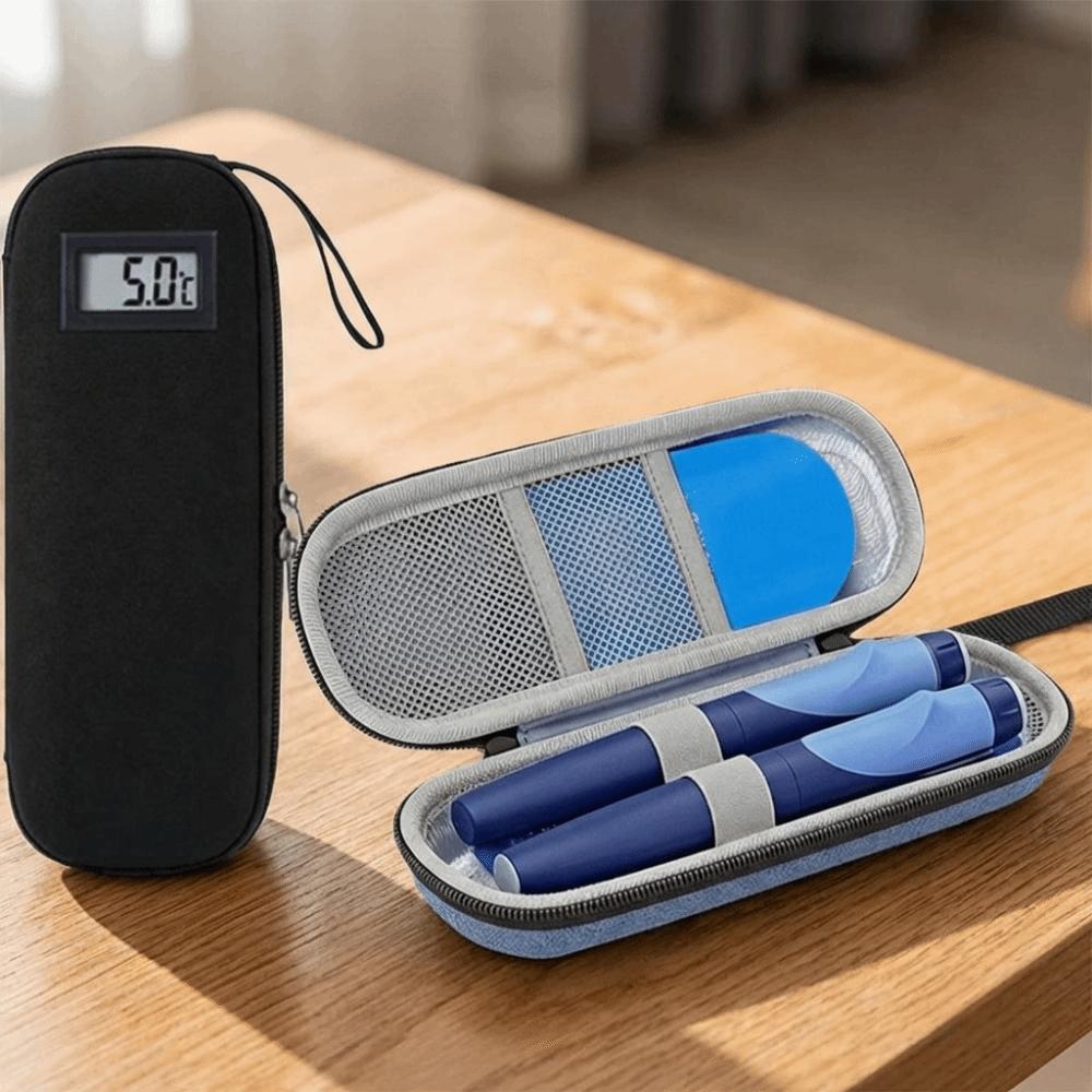 Oxford Cloth Insulin Cooling Bag Waterproof Insulin Vial Storage Case for Home