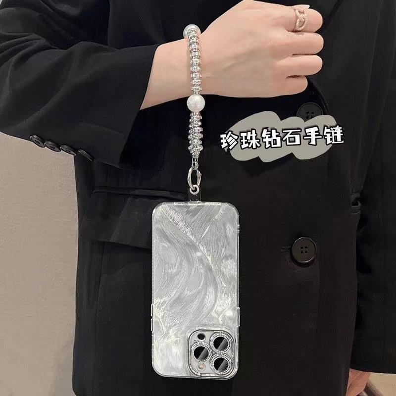 Applicable to iPhone17promax mobile phone case 16p bracelet 14pro new 12 Apple 13 half pack 11 protective case