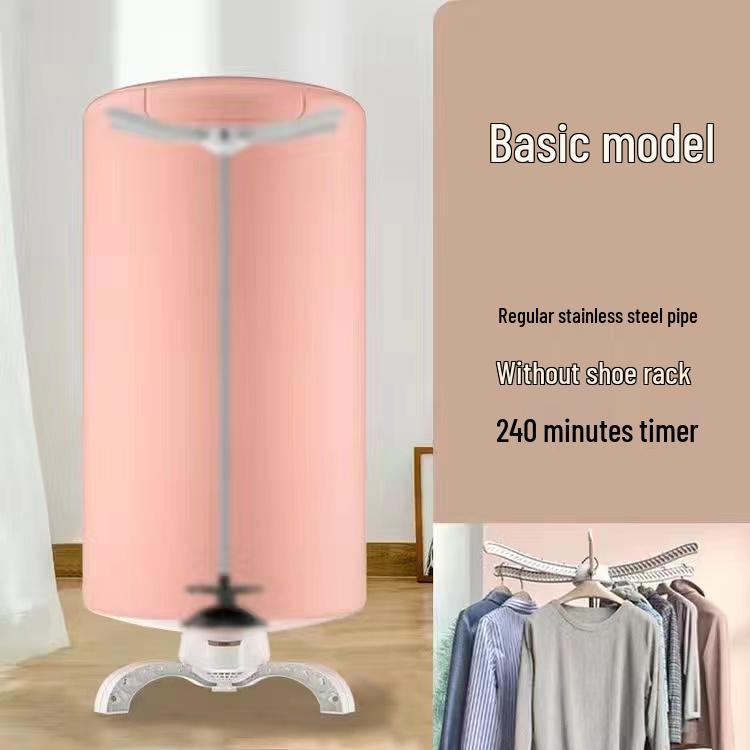 Compact Household Dryer: Fast Timer, Sterilizes & Dries Clothes/Shoes with Free Shipping