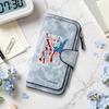 Surfin USA Printed Long Wallet Fashion Casual Portable Card Holder Multi Slot Functional Purse for Daily Use