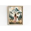 Mom & Child Wall Art Print Mother Daughter Son Portrait Printable Family Artwork Canvas Painting Living Room Bedroom Home Decor