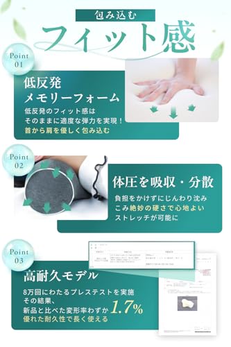 [Supervised by the Director of Neurosurgery Clinic and a Certified Physical Therapist] Comfort Neck Pillow [Easy Care for Straight Neck In 10 Minutes