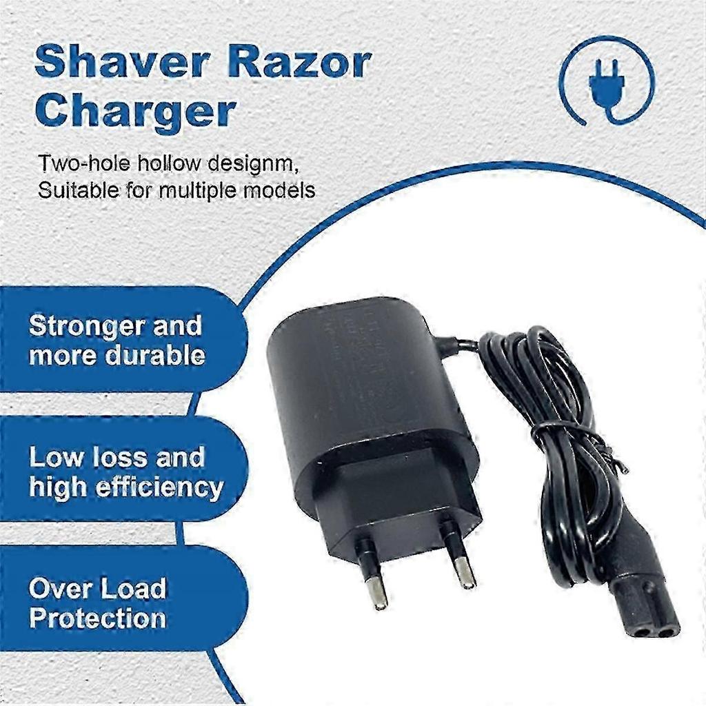 Pakaitinis įkroviklis Braun Series S3 S5 S7 S8 S9 elektriniam skustuvui 12V 0.4A ES kištukinis adapteris