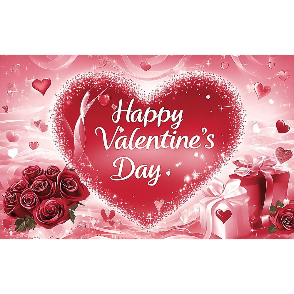 Party Supplies Large-size Decorations Banner Lightweight Valentine’s Decor For Valentine’s Day Gift Celebration