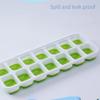 14-Grid Ice Cube Trays Square Silicone Ice Cube Maker with Removable Lid DIY Popsicle Mould for Cocktail Kitchen Bar Tools