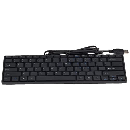 SANWA SUPPLY Schlanke USB-Tastatur mit englischem Layout (Schwarz) SKB-E3UN
