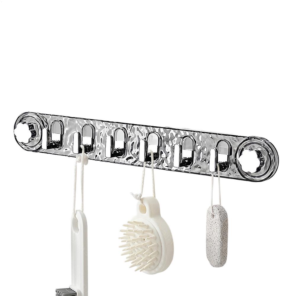 Suction Hooks Removable Suction Towel Hook 6 Hooks Powerful Shower Hooks Reusable Hooks for Bathroom Kitchen Living Room Study