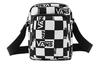 Checkerboard Polyester Small Crossbody Bag, Shoulder Bag, Crossbody Bag Regular Unisex Black White VN0A54I5ZT6