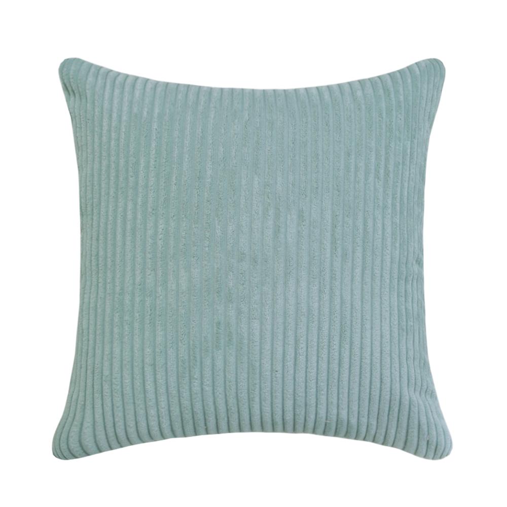 Supersoft Corduroy Cushion Cover Solid Striped Throw Pillow Covers Decorative Pillow Case for Sofa Bed Living Room Decoration