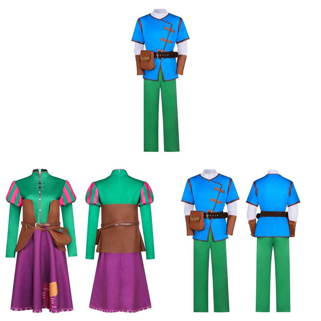 Three Wishes For Cosplay Costume Set With Polyester Fabric For Halloween And Stage Performances