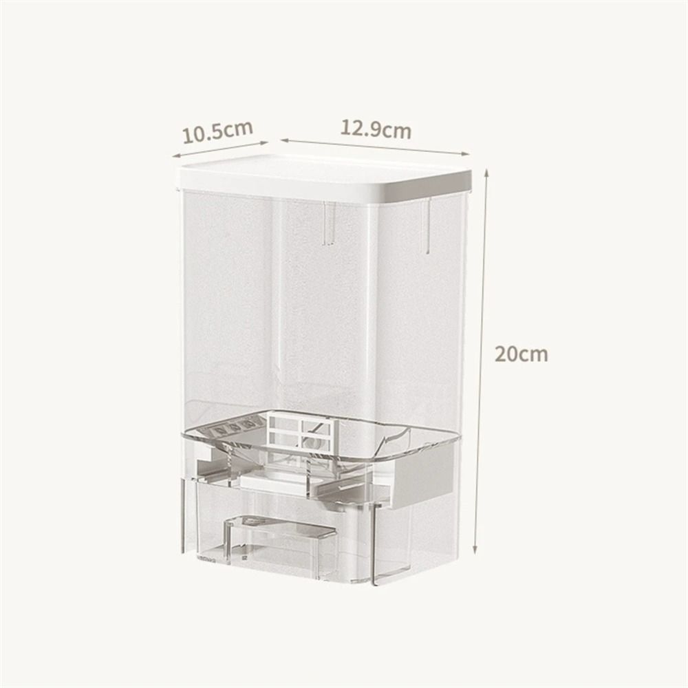 Multifunctional Washing Powder Storage Box Wall Mounted Solid Grain Box Detergent Beads Organizer