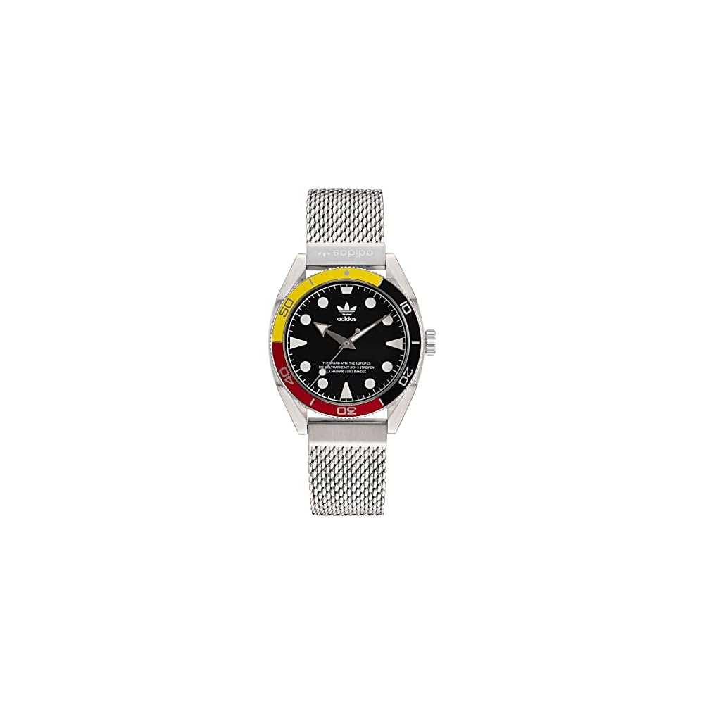 Adidas Originals AOFH22502 Men s Fashion Watch Quartz 10 ATM Water Resistant Mineral Glass Black Dial