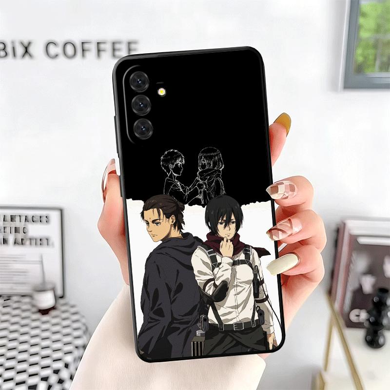 A-Attack On T-Titan Mikasa Soft Phone Case for Samsung A17 A37 A57 A16 A26 A36 A56 A15 A25 A35 A55 A14 A24 A34 A54 A13 A23 A33 A