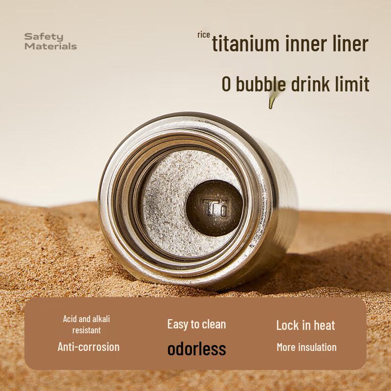 RELEA Suji Portable Insulated Titanium Tea Infuser Bottle