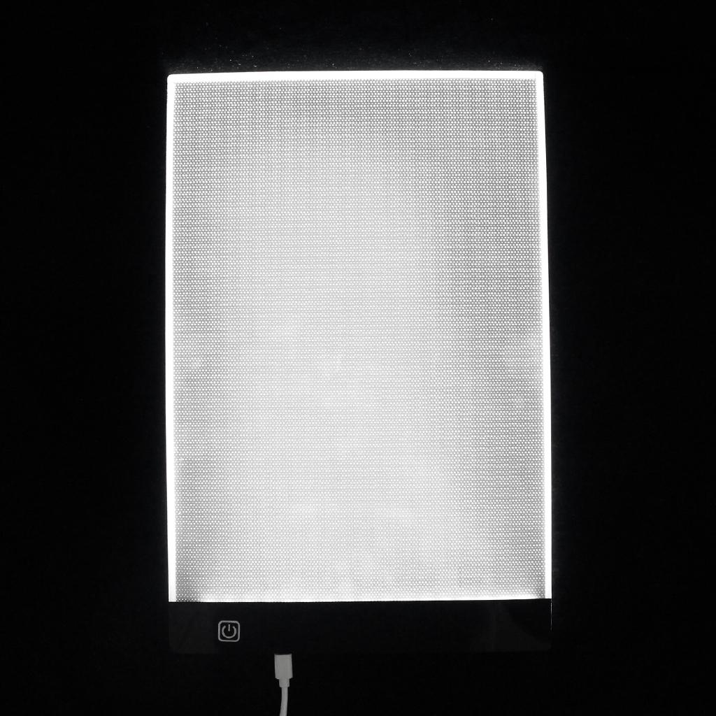 LED Diamond Painting Light Pad Board Diamond Painting Accessories Kit A4/A3 Drawing Graphic Tablet Box Stepless